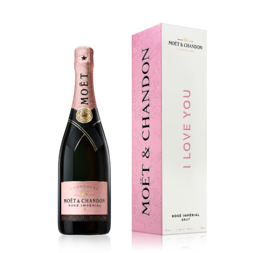 Moet & Chandon Rose Imperial Gift Pack I Love You 2023 0.75L