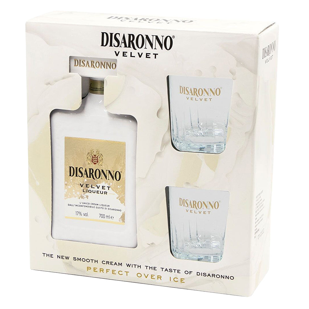 Disaronno Velvet Liker - Gift Pack me gote - 0.7L 17%
