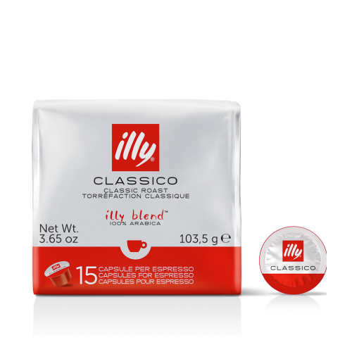 Kapsula Kafeje illy MPS Classico 15 copë