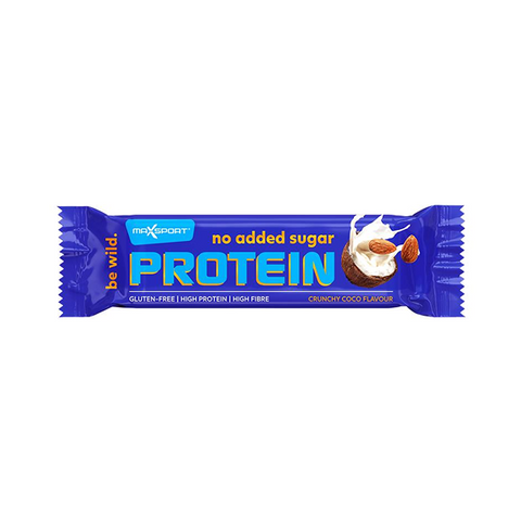 Maxsport Protein Bar Pa sheqer të shtuar me shije kokosi krokante 40g