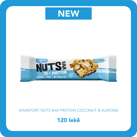 Maxsport Protein Bar me Bajame dhe Kokos 40Gr