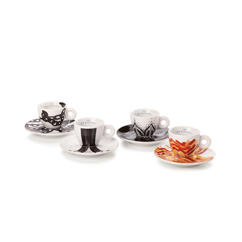 illy art collection -Set me 4 filxhan kafeje+pjata Genesi 2024