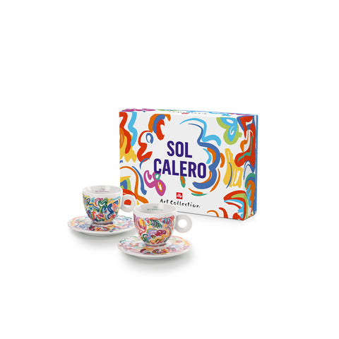 illy art collection - Set me 2 filxhan kapucino + pjata - Sol Calero IAC