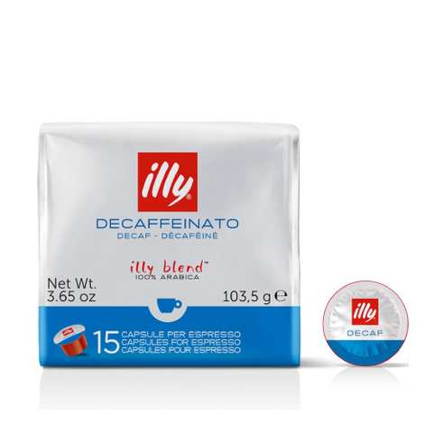 illy MPS Decaf Coffee Capsules 15pcs
