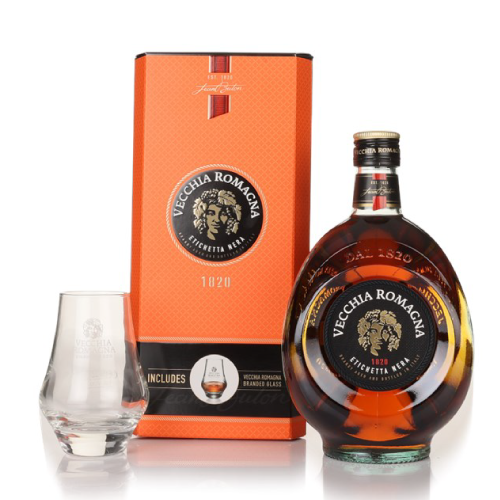 Vecchia Romagna Etichetta Nera Liker 0.7L Gift Box
