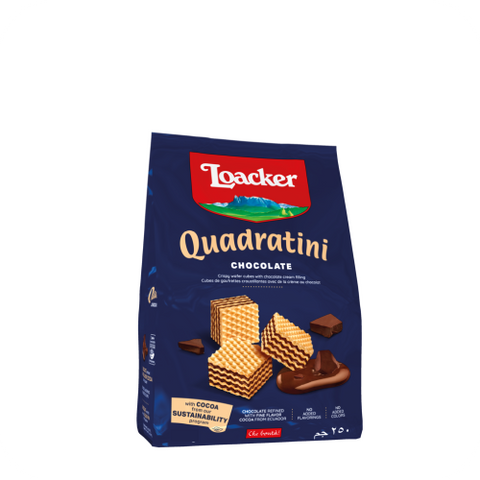 Loacker Vafer Quadratini Cokollate 125Gr