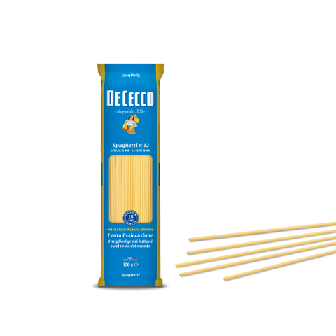 De Cecco Pasta Spaghetti no. 12, Packaging 500Gr