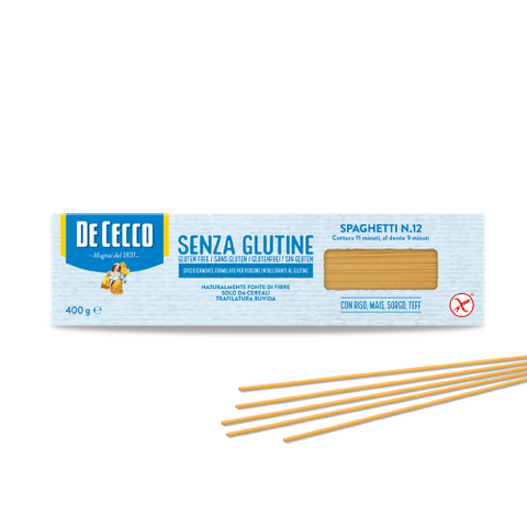 De Cecco Pasta Spaghetti no. 12 - Gluten Free, Packaging 400Gr
