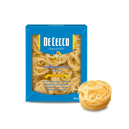 De Cecco Pasta Tagliatelle Nidi Di Semola Paketim 500Gr